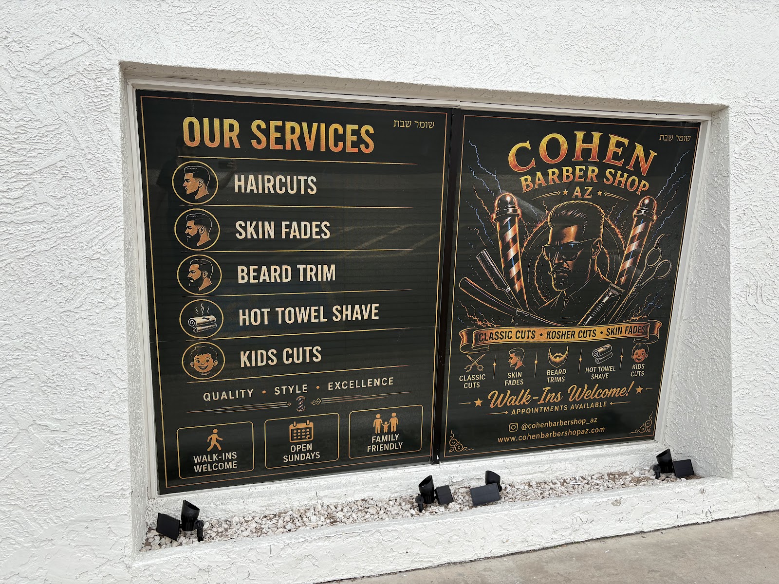 Inside Cohen Barbershop — the shop floor